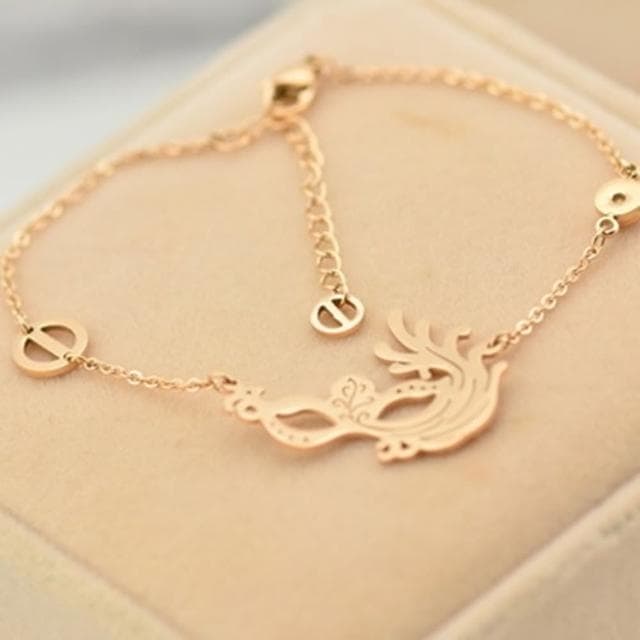 【米蘭精品】現貨+預購 玫瑰金鑲鑽手鍊流行飾品(創意時尚面具流行母親節生日情人節聖誕節交換禮物71ah4)