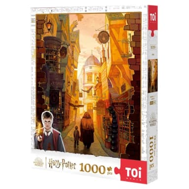 【TOi 圖益】拼圖1000片-哈利波特系列-對角巷(開學季送禮物DIY生日插畫桌遊禮物)
