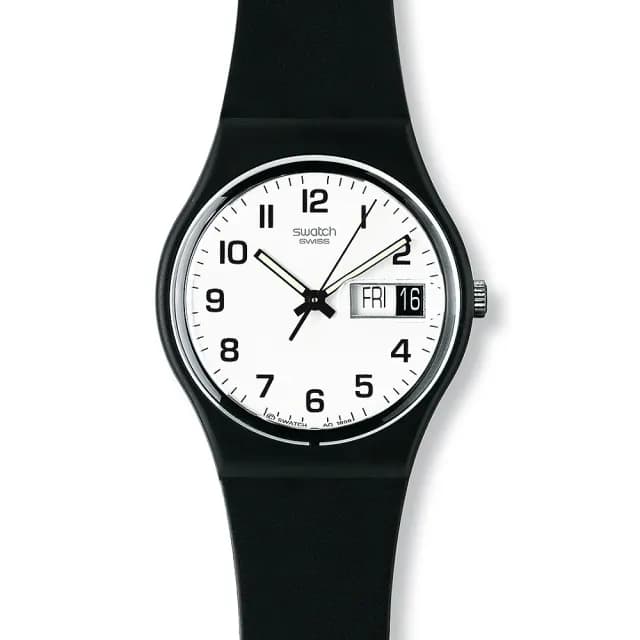 【SWATCH】ONCE AGAIN 經典手錶/男錶/女錶/瑞士製造 GB743-S26(34mm)