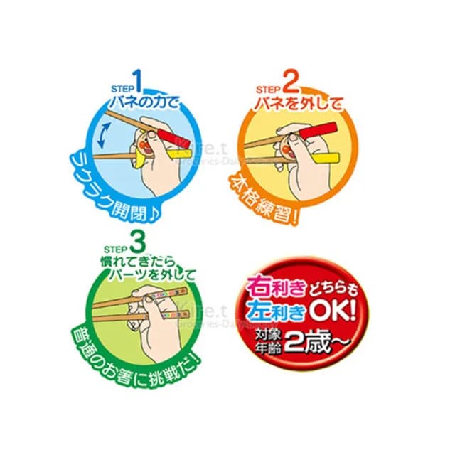 【kiret】日本智能學習筷-寶寶餐具筷子 兒童早教訓練筷(學習筷 訓練筷 練習筷 智能學習 正確使用筷子)