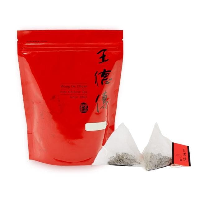 【王德傳】黑製普洱三角立體茶包3gx30入