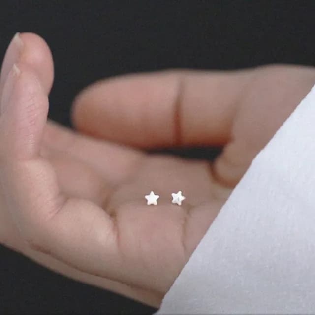 【法拉米拉】925純銀繁星耳環(小星星耳環 純銀耳針)