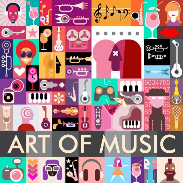 【日本 VisualSonic】看見你的聲音 藍牙畫布音箱-Art of Music(掛畫喇叭)