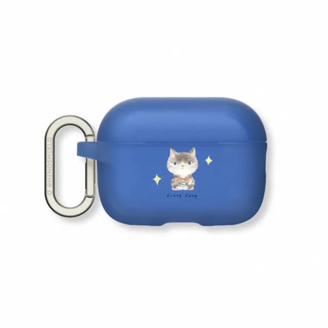 【RHINOSHIELD 犀牛盾】AirPods Pro2/Pro/第3/2/1代 無線耳機保護殼/涼丰系列-小貓咪(涼丰)