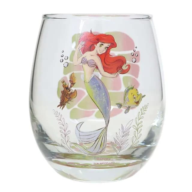 【sunart】迪士尼 小美人魚 透視3D玻璃杯 海底世界(餐具雜貨)