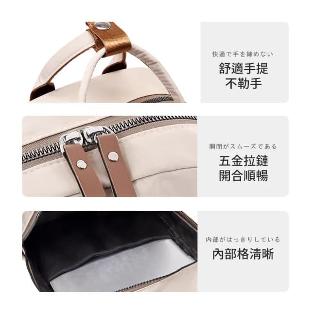 【SUNORO】情人節禮物 日系休閒多功能女士後背包 簡約防潑水背包 手提旅行背包 書包 防水包