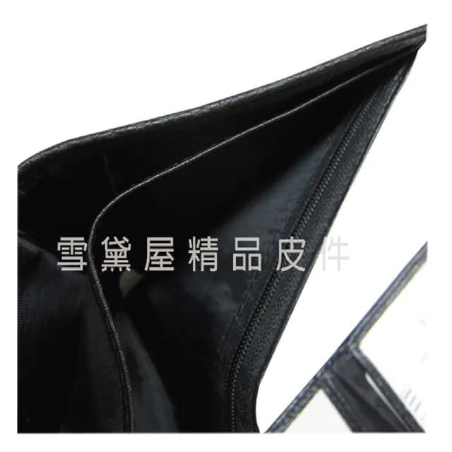 【SNOW.bagshop】情人節禮物 真皮包包  短夾二折型主袋休閒男仕款100%進口牛皮革材質(標準尺寸固定型證件夾