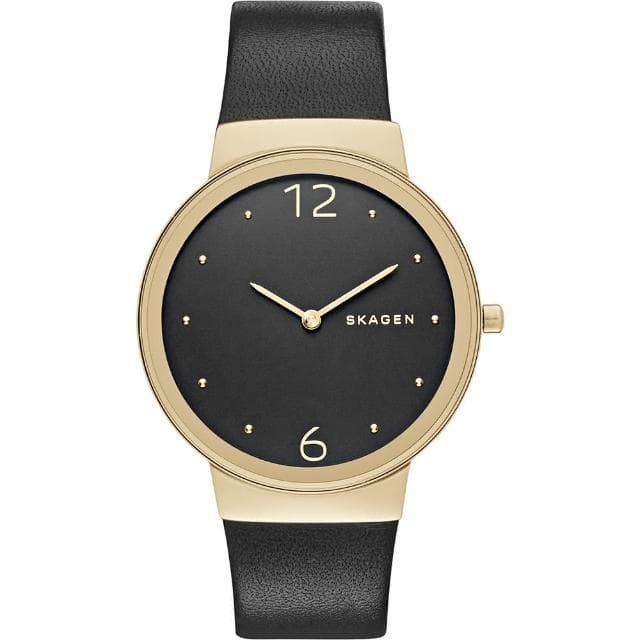 【SKAGEN】Freja 北歐極簡皮帶女錶-34mm 新年 禮物 推薦(SKW2370)