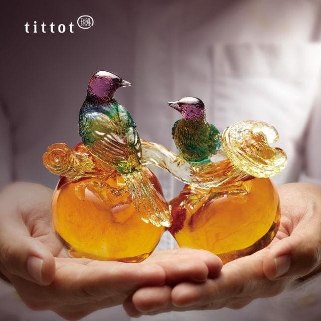 【tittot 琉園】祿壽亨通(送禮/琉璃/禮物/玻璃/水晶/藝術品/擺飾/禮贈/企業/)