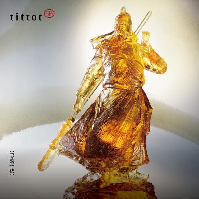【tittot 琉園】忠義千秋擺飾(送禮/琉璃/禮物/玻璃/水晶/藝術品/擺飾/禮贈/企業/)