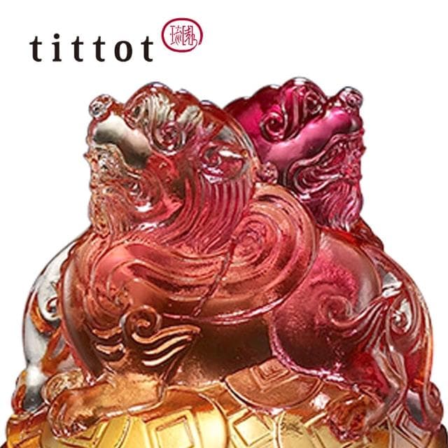 【tittot 琉園】登高峰_文鎮(送禮/琉璃/禮物/玻璃/水晶/藝術品/擺飾/禮贈/企業/)