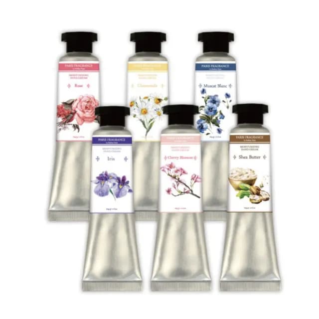 【Paris fragrance 巴黎香氛】經典膠原護手霜系列35g(生日禮物/送禮/居家/spa / 乳油木 玫瑰 櫻花)