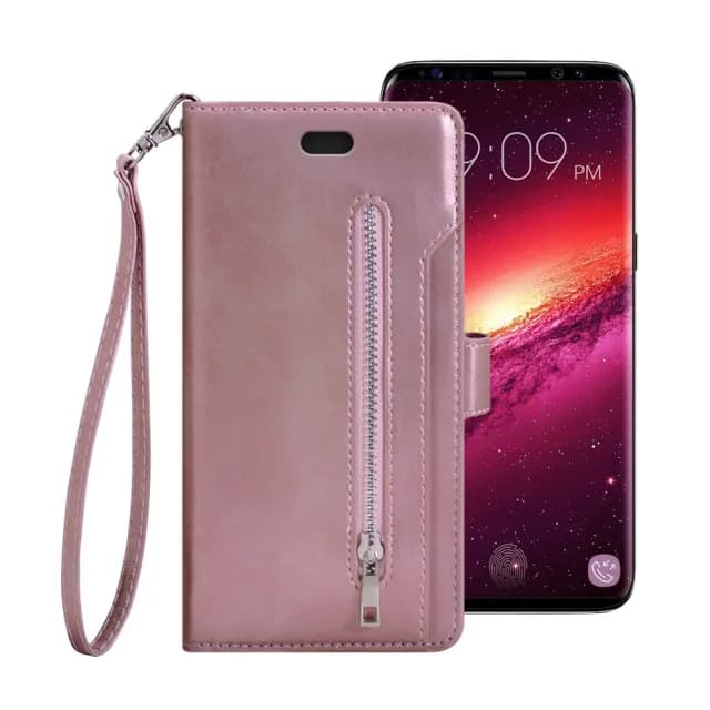 【AISURE】Samsung Galaxy S9 自在生活多層次皮夾錢包手機皮套