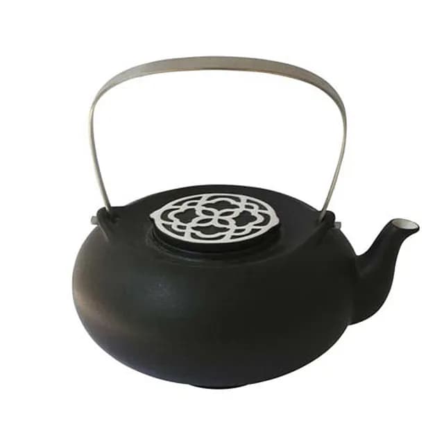 【TALES 神話言】墨玉系列-菱花茶壺(文創 禮品 禮物 收藏 風雅食具)