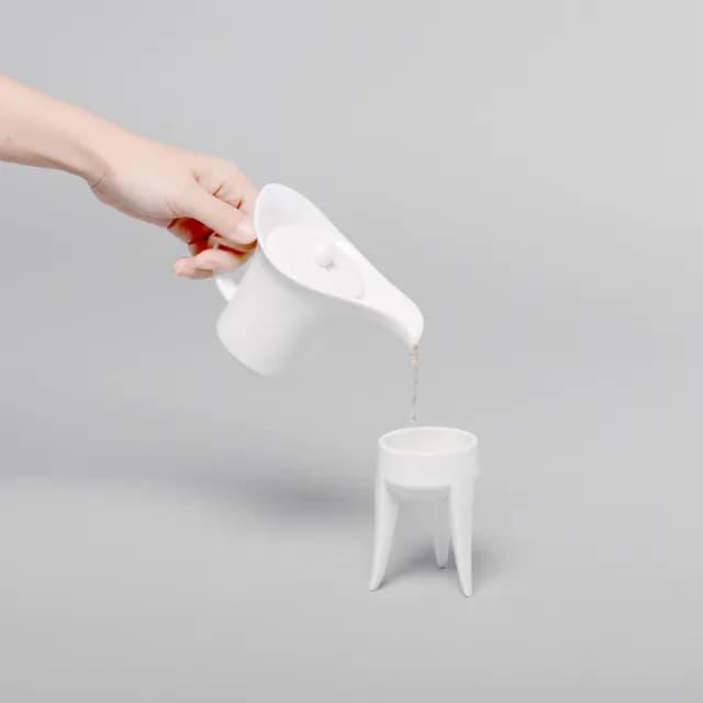 【TALES 神話言】國寶雅翫-廣盛高爵 白瓷(文創 禮品 禮物 收藏)