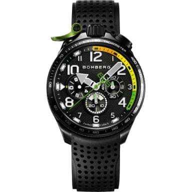 【BOMBERG】炸彈錶 Bolt-68 Racing 賽車三眼計時手錶-45mm 送禮 禮物 推薦(BS45CHPBA.059-1.10)