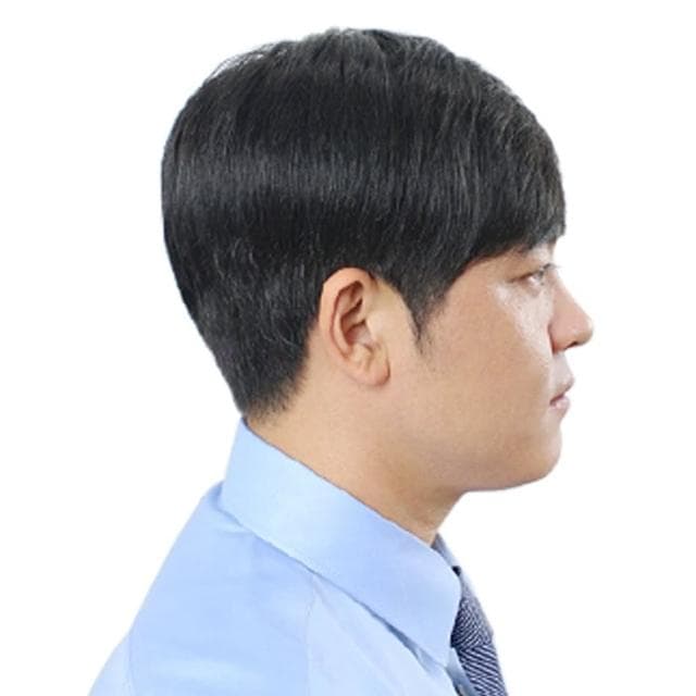 【米蘭精品】現貨+預購 男整頂真髮絲假髮(短款逼真透氣成熟男假髮父親節禮物2色73vb2)