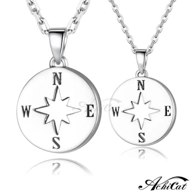 【AchiCat】快速倉．純銀項鍊．情侶對鍊(情人節禮物)