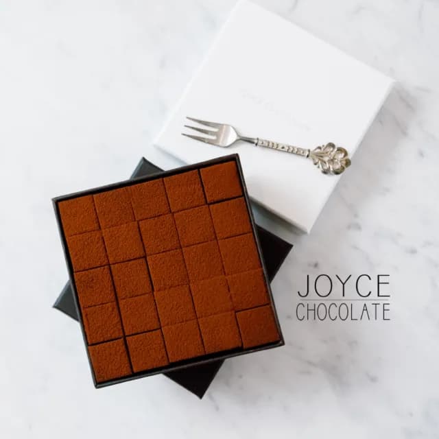 【Joyce Chocolate】醇苦85%生巧克力禮盒(25顆入)