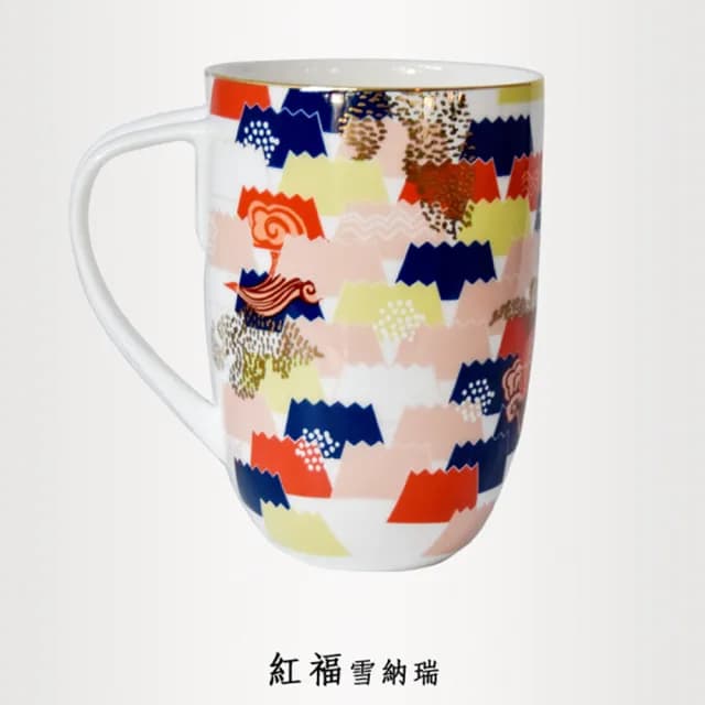 【TALES 神話言】犬轉乾坤-紅福屬火 馬克杯禮盒(文創 禮品 禮物 收藏)