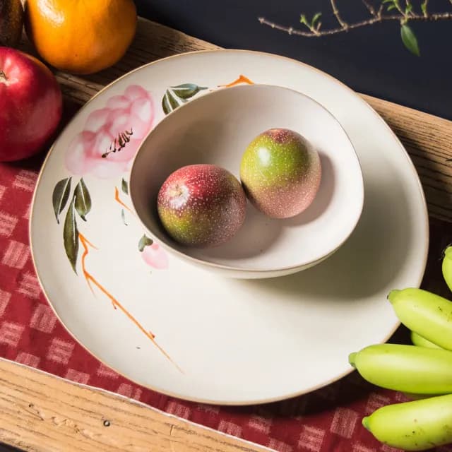 【TALES 神話言】百花薈-小碗 百花富貴茶餐具(文創 禮品 禮物 收藏)