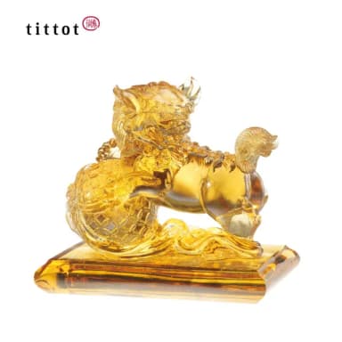 【tittot 琉園】好事在後頭_發財_開運(琉璃/禮物/玻璃/水晶/藝術品/擺飾/禮贈/企業/送禮/好/事/在/後/頭)