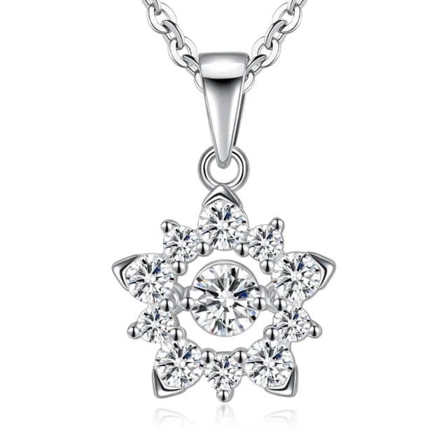 【GIUMKA】快速倉．純銀項鍊．跳舞石(情人節禮物)