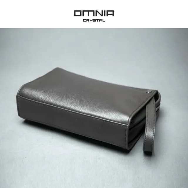 【OMNIA】父親節禮物 韓國DUTCH頂級牛皮男士手拿包 NO.MB5103(真皮包包 男手拿包 真皮手拿包)