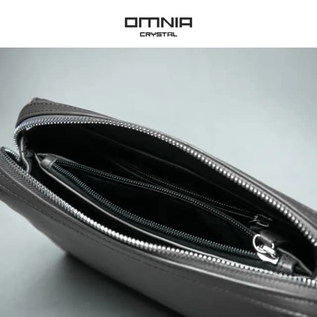 【OMNIA】父親節禮物 韓國DUTCH頂級牛皮男士手拿包 NO.MB5103(真皮包包 男手拿包 真皮手拿包)