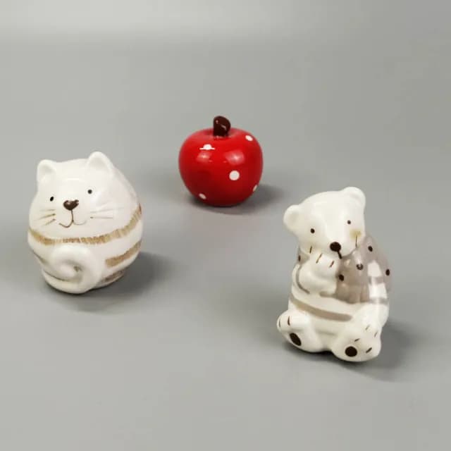【BonBon naturel】陶瓷太可愛手工小動物9入組(擺飾/小動物/擺件/交換禮物)