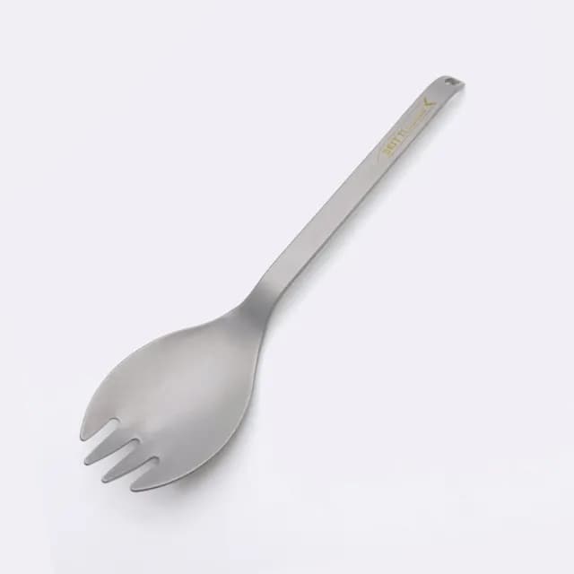 【BEST Ti】純鈦餐具 純鈦叉匙三入組 沙拉勺 環保餐具