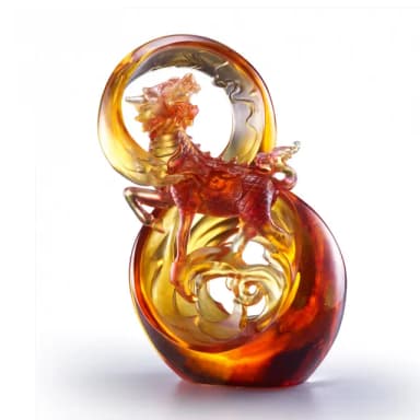 【tittot 琉園】氣宇軒昂_祝福_順利(送禮/琉璃/禮物/玻璃/水晶/藝術品/擺飾/禮贈/企業)