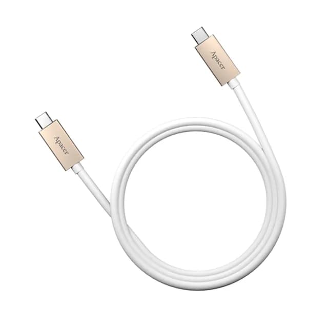 【Apacer 宇瞻】DC120 USB3.1 Type-C to Type-C 1米傳輸線-金(Type-C DC120 Apacer)