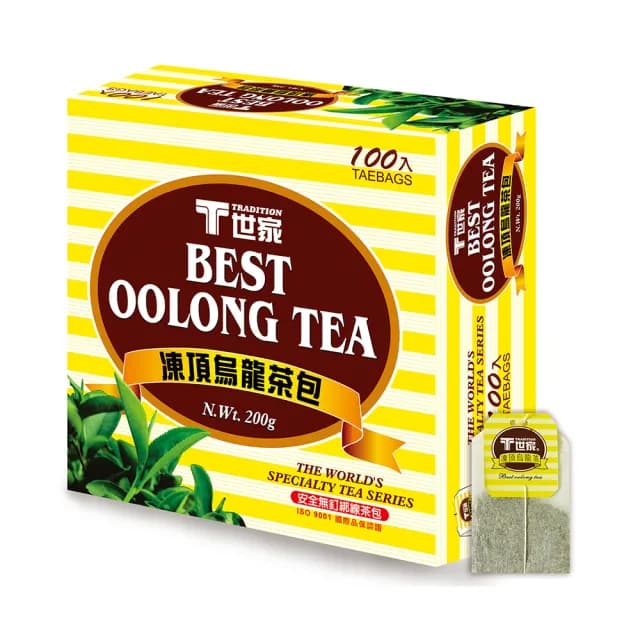 【T世家】經典凍頂烏龍茶包2gx100包x3盒(國民無釘茶包/居家/茶水間必備)