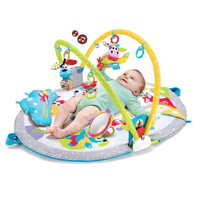 【Yookidoo 以色列】動物好朋友/城市遊樂園 三階段健力遊戲墊(彌月禮)