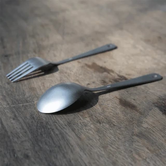 【EPIgas】鈦餐具組合 Ⅱ T-8402(叉組、環保餐具、登山餐具、露營餐具)