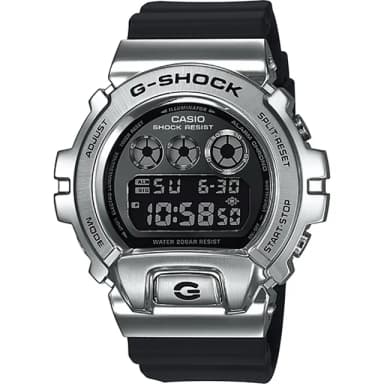 【CASIO 卡西歐】G-SHOCK DW-6900 25周年金屬手錶 送禮 禮物 推薦(GM-6900-1)
