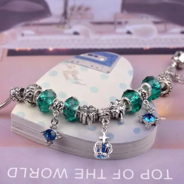 【米蘭精品】現貨+預購 串珠手鍊(水晶珠時尚精美母親節情人節生日聖誕節交換禮物女飾品71o2)