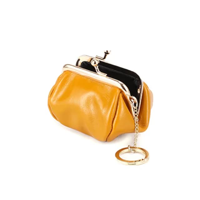 【玩皮工坊】雙11 真皮頭層油蠟牛皮復古女士口金零錢包硬幣包口紅包女夾LH681(真皮包包 8款可選