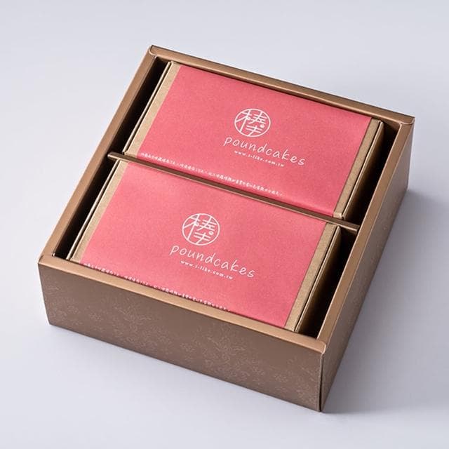 【信手工坊】彌月蛋糕禮盒-彌月雙喜組700g×8盒組(香蕉/鳳梨/桂圓核桃棒蛋糕口味任選2種/附提袋)