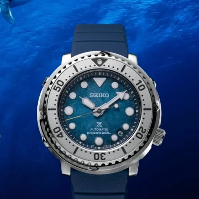【SEIKO 精工】愛海洋 南極企鵝悠游 機械腕錶 七夕 情人節 禮物 送禮 推薦(SRPH77K1/4R35-04Z0G)