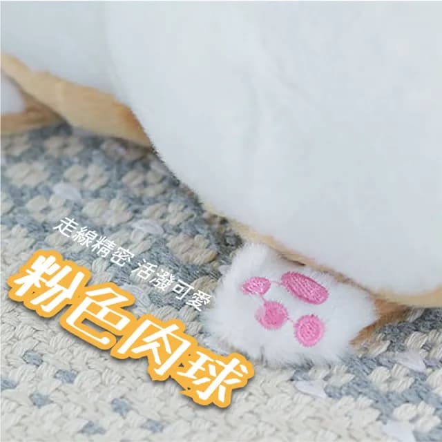 【可愛配件】情人節禮物 柯基屁屁造型斜跨包(鍊條絨毛包包 側背包 隨身包 抱枕 小包包 學生 兒