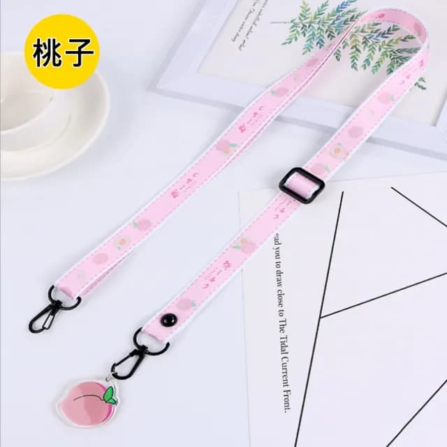 【HaNA 梨花】防疫必備爆款俏皮可愛卡通款手機帶口罩鍊二用口罩掛繩防汙染防丟2入(口罩項鍊 防