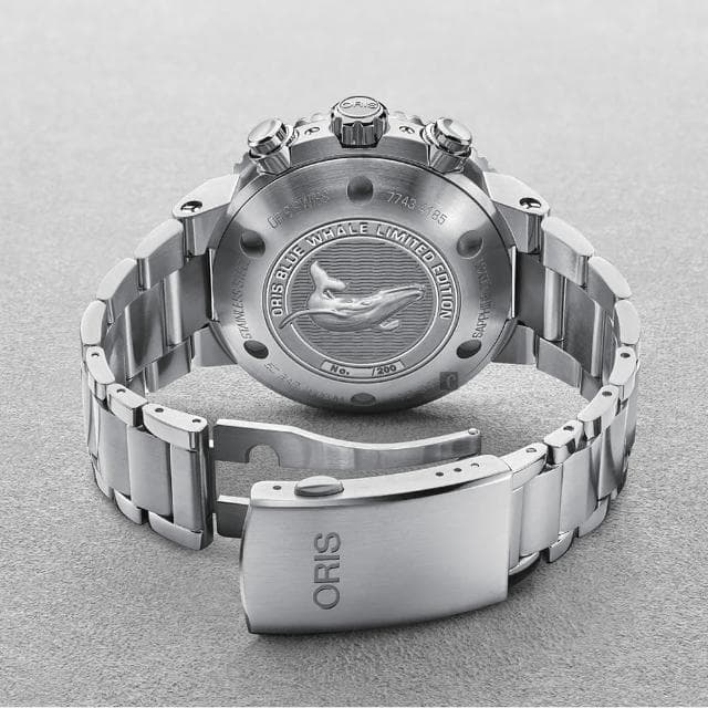 【ORIS 豪利時】海洋三部曲藍鯨全球限量套錶 禮物 送禮 推薦(0177177434185-Trilogyset)