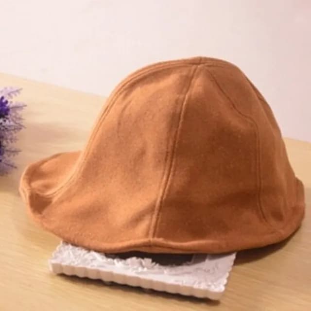 【米蘭精品】現貨+預購 漁夫帽毛呢帽(韓版時尚復古百搭情人節生日聖誕節交換禮物女帽子72b6)