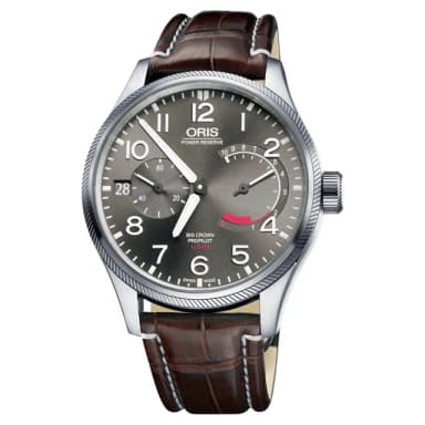 【ORIS 豪利時】大錶冠 ProPilot Calibre 111手動上鍊腕錶-44mm 送禮 禮物 推薦(0111177114163-0712272FC)
