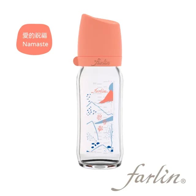 【Farlin】城市心旅行寬口玻璃奶瓶/240ml(共六款可選)