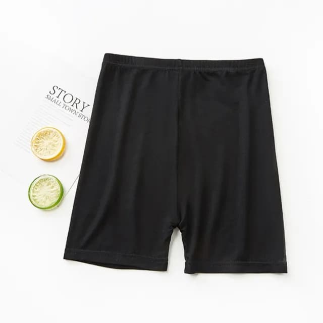 【橘魔法】（全色6件組）涼感 女童防走光 安全褲 內搭褲 透氣莫代爾 素色安全褲(內搭褲 女童 童裝 兒童)