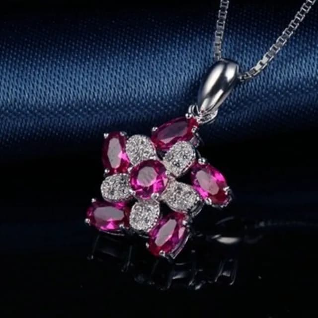 【米蘭精品】現貨+預購 925純銀項鍊鑲鑽吊墜(極光炫彩精緻耀眼母親節情人節生日聖誕節禮物女飾品73fy17)