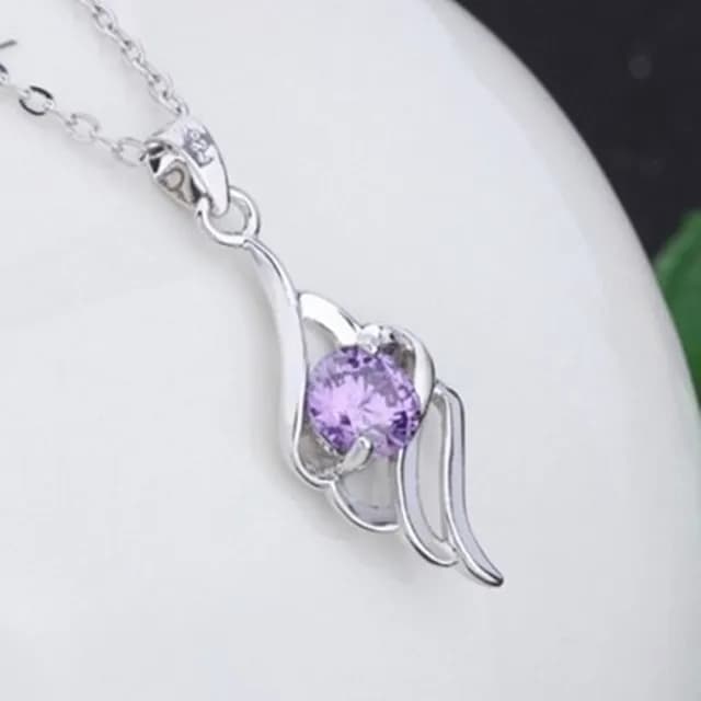 【米蘭精品】現貨+預購 925純銀項鍊鑲鑽吊墜(時尚簡約耀眼迷人母親節情人節生日聖誕節禮物女飾品73fy22)